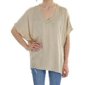 BLUSA SCOLLO V BEIGE